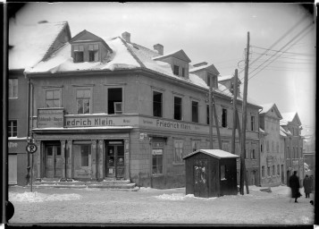 Stadtarchiv Weimar, 60 14 Negativ 190, Eckhaus Breitenstraße Nr. 5, um 1937