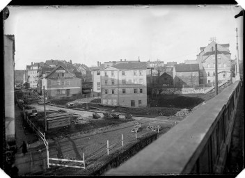 Stadtarchiv Weimar, 60 14 Negativ 237, Blick vom Viadukt Richtung NW     , 1936