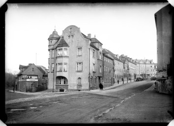 Stadtarchiv Weimar, 60 14 Negativ 254, Am Goldbrunnen, Blick nach Osten, um 1900