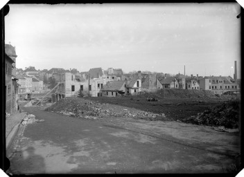 Stadtarchiv Weimar, 60 14 Negativ 258, Abbruch der Straße „Unterm Thüringer Hof“, um 1937