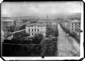 Stadtarchiv Weimar, 60 14 Negativ 260, Blick vom Bahnhof       , 1880