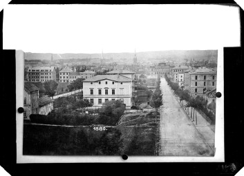 Stadtarchiv Weimar, 60 14 Negativ 263, Blick vom Bahnhof       , 1880