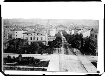 Stadtarchiv Weimar, 60 14 Negativ 265, Blick vom Bahnhof       , 1886