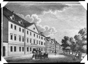 Stadtarchiv Weimar, 60 14 Negativ 278, Der Karlsplatz, um 1850