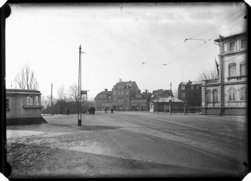 Stadtarchiv Weimar, 60 14 Negativ 319, Blick vom Museumsplatz Richtung Ludendorffstraße (heute Ernst-Thälmann-Straße), um 1935