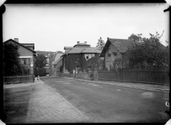 Stadtarchiv Weimar, 60 14 Negativ 334, Blick durch die Asbachstraße Richtung Osten, um 1936