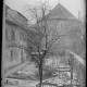 Stadtmuseum Weimar, Eichhorn 365 (K I 058 A), Blick auf den Hof zwischen Stadtmauer und Kasseturm