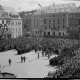 Stadtmuseum Weimar, Eichhorn 449 (K I 096 C), Blick über den Markt zum Richtfest »Hotel Elephant«