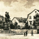 Stadtarchiv Weimar, 60 10-5/12, Blick auf den Theaterplatz (Zeichnung)