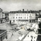 Stadtarchiv Weimar, 60 10-5/12, Blick auf den Theaterplatz mit Fußgängerzone zur Wielandstraße