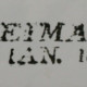 Stadtarchiv Weimar, 60 10-5/14, Poststempel "Weimar, 13.Jan. 1845"