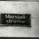 Stadtarchiv Weimar, 60 10-5/16, Straßenschild "Marstallstrasse"