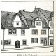 Stadtarchiv Weimar, 60 10-5/16, Zeichnung "Häuser in der Gerbergasse"