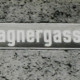 Stadtarchiv Weimar, 60 10-5/17, Straßenschild "Wagnergasse"