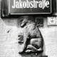 Stadtarchiv Weimar, 60 10-5/18, Straßenschild "Jakobstraße" 