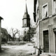 Stadtarchiv Weimar, 60 10-5/19, Blick von der Großen Kirchgasse auf die Baulücke in der Kleinen Kirchgasse