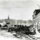 Stadtarchiv Weimar, 60 10-5/23, Blick aus der Friedrich-Ebert-Straße auf das Jakobsviertel während der Arbeiten zum Bau des Gauforums