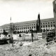 Stadtarchiv Weimar, 60 10-5/23, Blick zum Rohbau "Arkenden-Gebäude" während der Bauarbeiten "Gauforum"