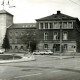 Stadtarchiv Weimar, 60 10-5/23, Blick auf das Turmhaus derFachschule für Staatswissenschaften "Edwin Hoernle" am Karl-Marx-Platz