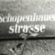 Stadtarchiv Weimar, 60 10-5/25, Straßenschild "Schopenhauerstrasse"