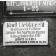 Stadtarchiv Weimar, 60 10-5/30 Bd. 1, Straßenschild "Karl-Liebknecht-Straße 1-25"