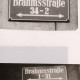 Stadtarchiv Weimar, 60 10-5/32, Straßenschild "Brahmsstraße"