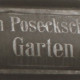 Stadtarchiv Weimar, 60 10/5-32, Straßenschild "Am Poseckschen Garten"