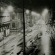 Stadtarchiv Weimar, 60 10-5/34, Blick aus dem Haus Marienstraße 1 in die Steubenstraße bei Nacht