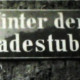 Stadtarchiv Weimar, 60 10-5/5, Straßenschild "Hinter der Badestube"