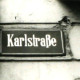 Stadtarchiv Weimar, 60 10-5/7, Straßenschild "Karlstraße"