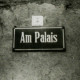 Stadtarchiv Weimar, 60 10-5/9, Straßenschild "Am Palais"