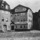 Stephan Liebig, 60 14 K1-33/1, Frauenplan, damals noch Goetheplatz,  mit Gasthof zum weißen Schwan   