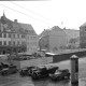 Stadtmuseum Weimar, Eichhorn 455 (K I 097 A), Blick über den Markt zur Baulücke »Hotel Elephant«