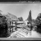 Stadtarchiv Weimar, 60 14 Negativ 151, Blick über das Ilmwehr zur Burgmühle